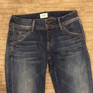 Hudson medium wash boot cut jeans